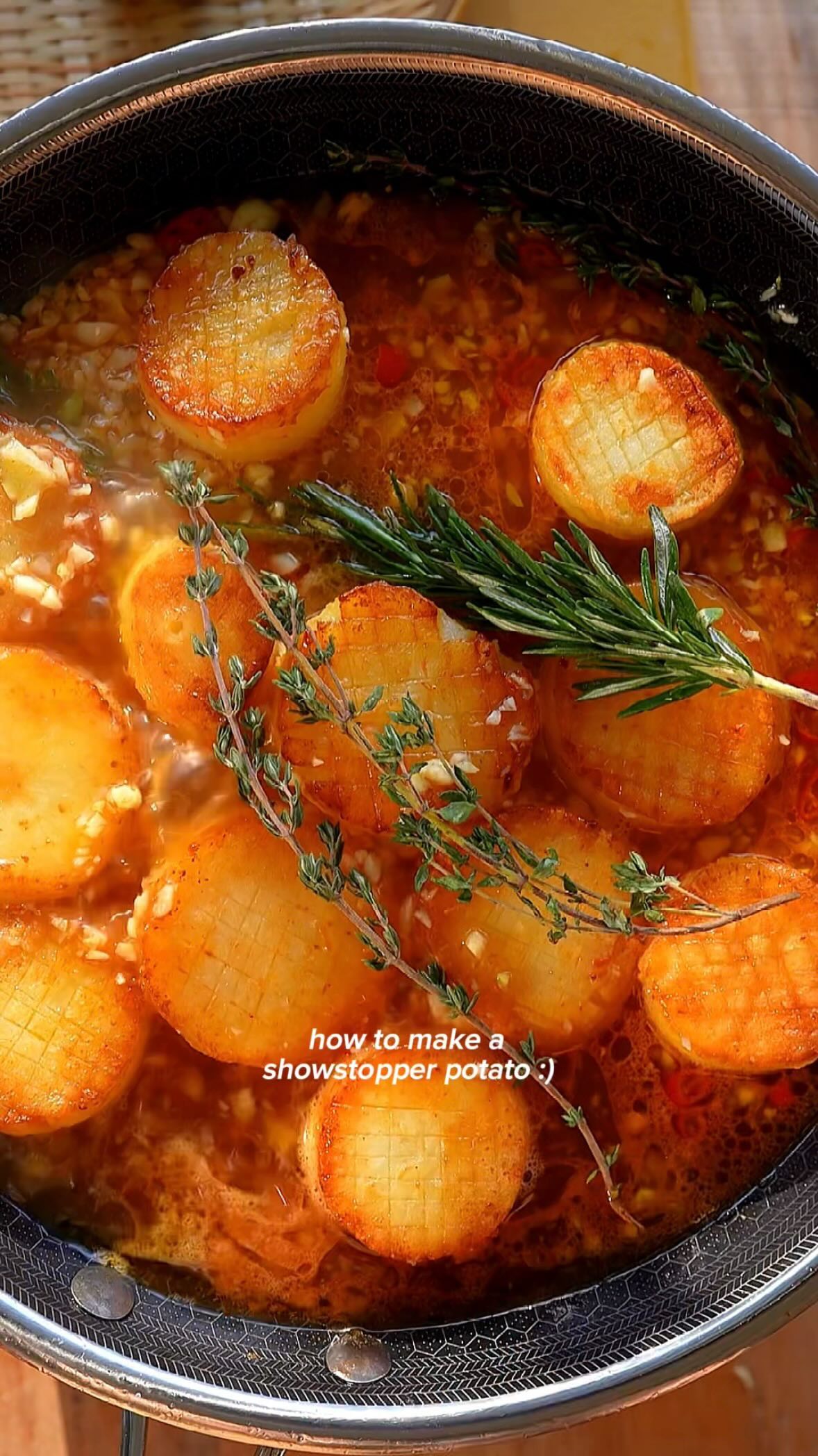 Asian-Inspired Fondant Potatoes Dish