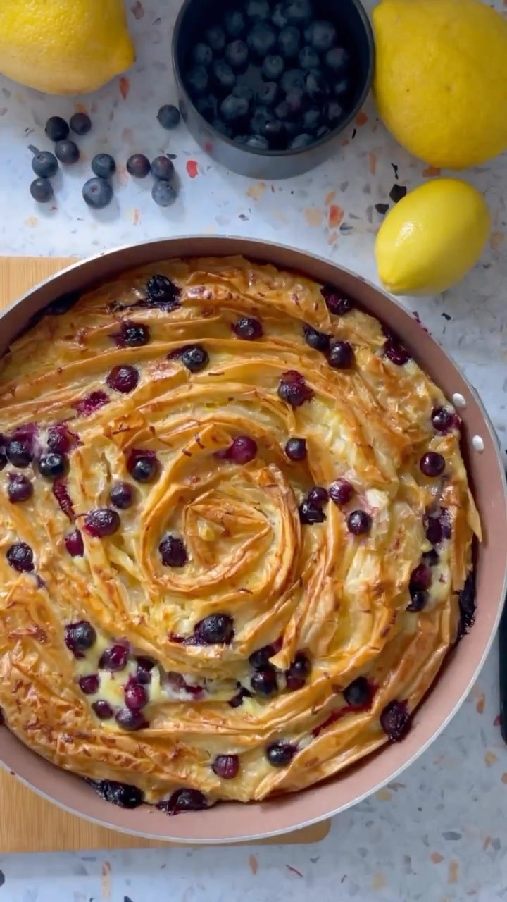 Lemon and Blueberry Soufra