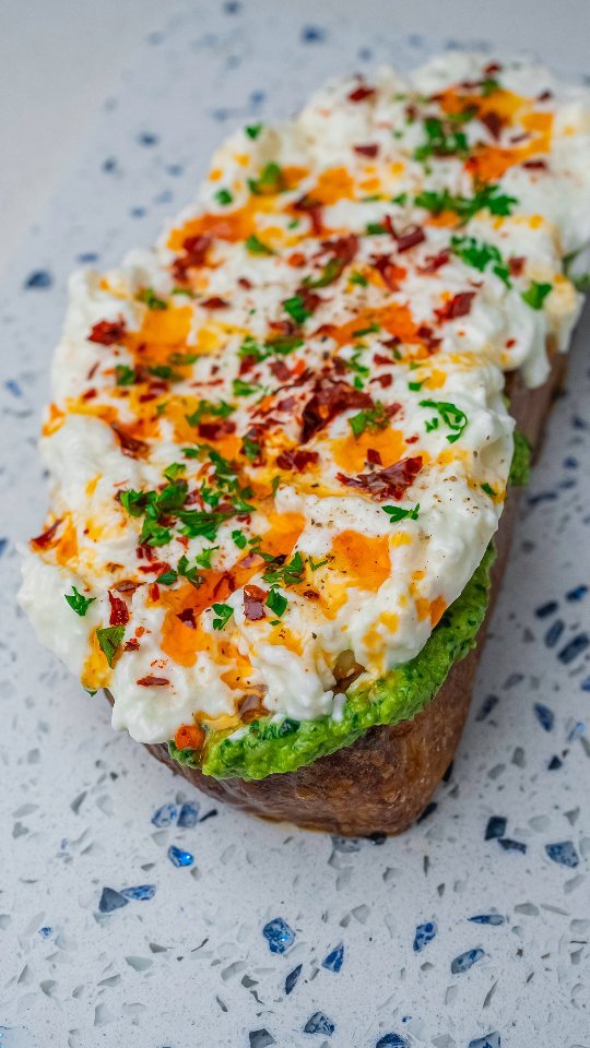 Olive Pesto and Burrata Toast