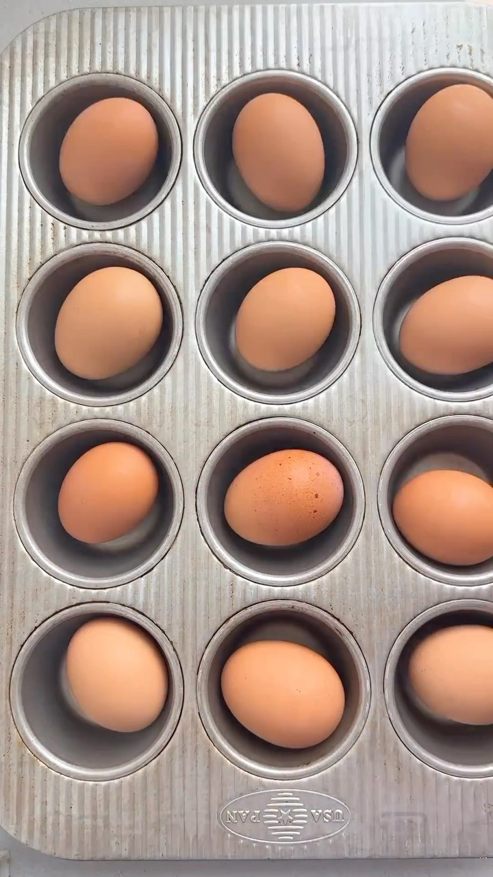 Oven-Baked Hard-Boiled Egg Salad