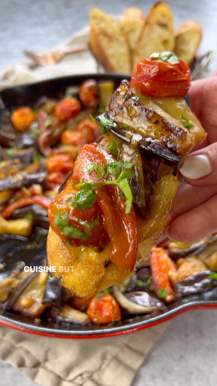 Turkish Imam Bayildi Eggplant Dish