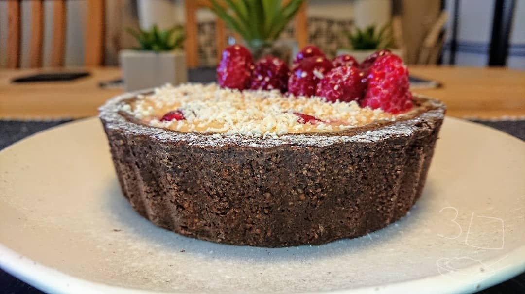 Raspberry and White Chocolate Tart