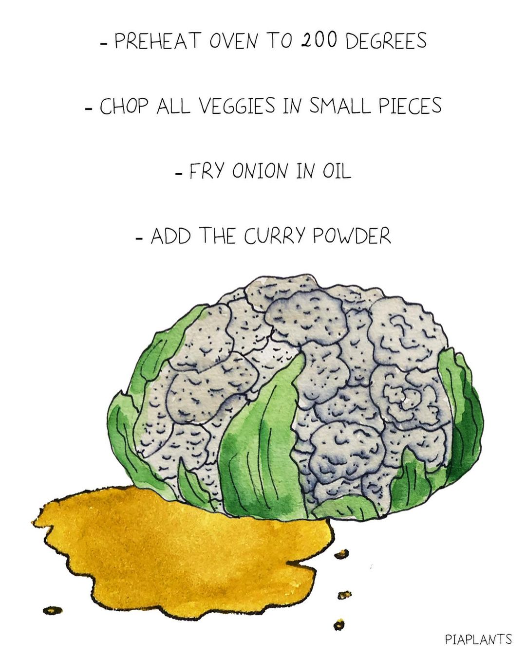 cauliflower curry burrito
