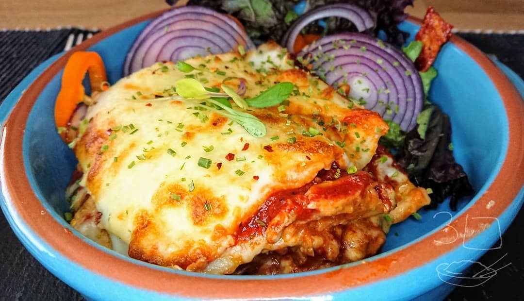 Spicy Vegetarian Chilli Lasagne
