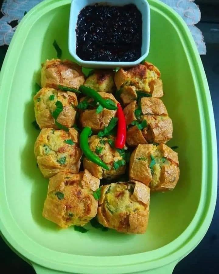 Air Fryer Tofu Bergedil