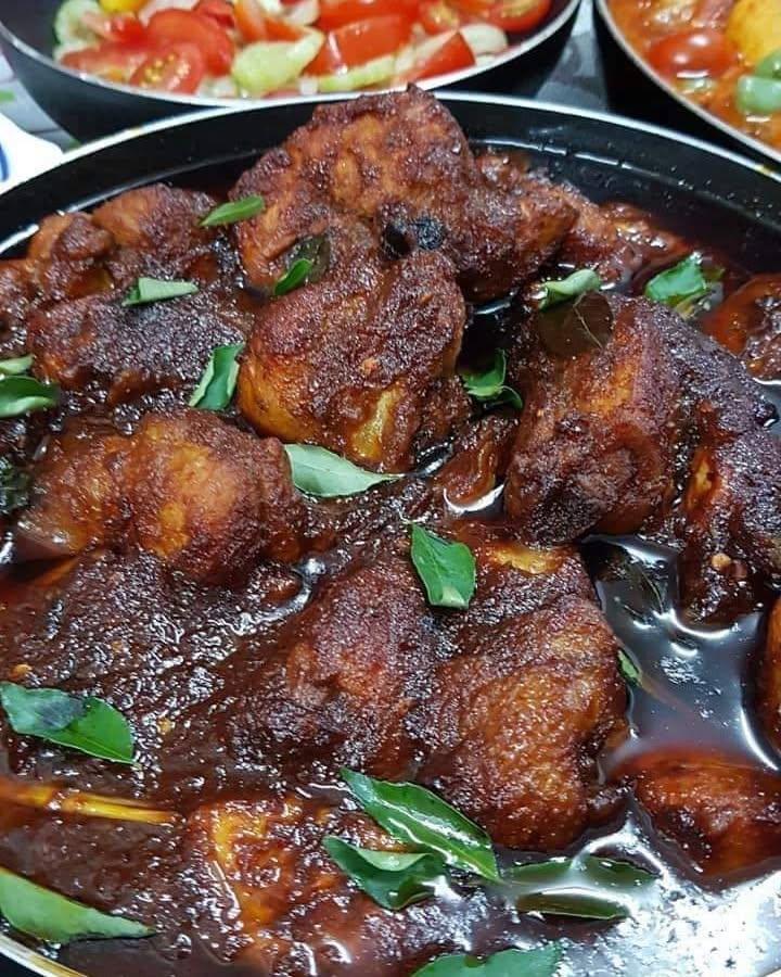 Malaysian Fried Chicken Curry