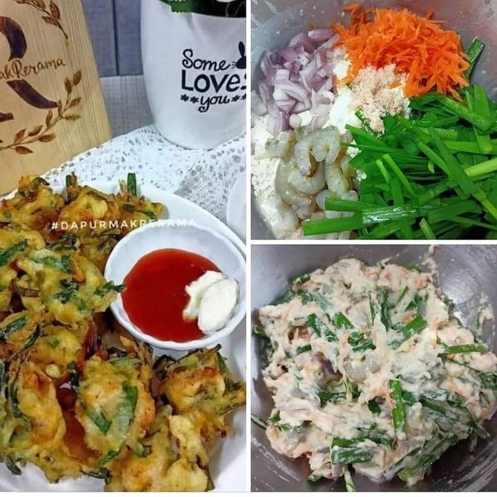 Crispy Prawn and Chive Fritters