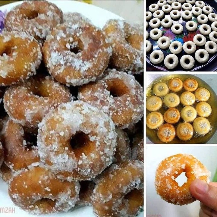 Malaysian Sweet Potato Donuts with Sugar Coating