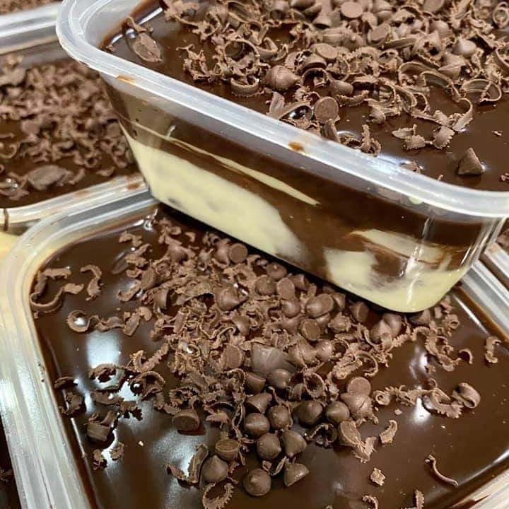 Moist Chocolate Cake with Cream Filling