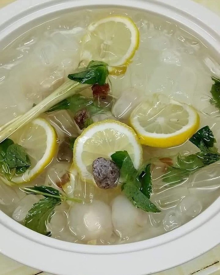 Lychee Mint Lemon Soda Drink