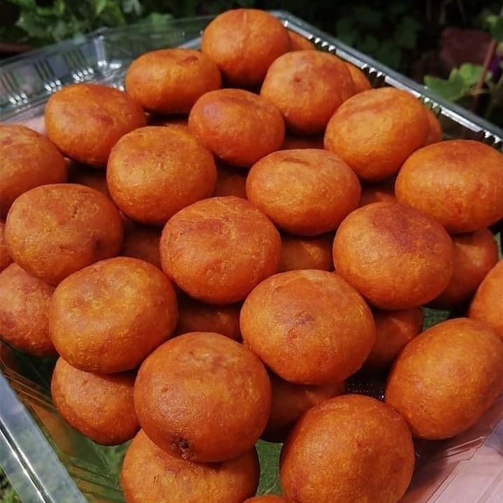 Malaysian Sweet Potato and Coconut Fritters