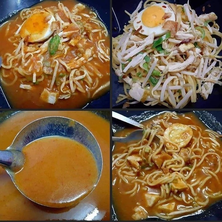 Mee Rebus Malaysian Noodle Dish