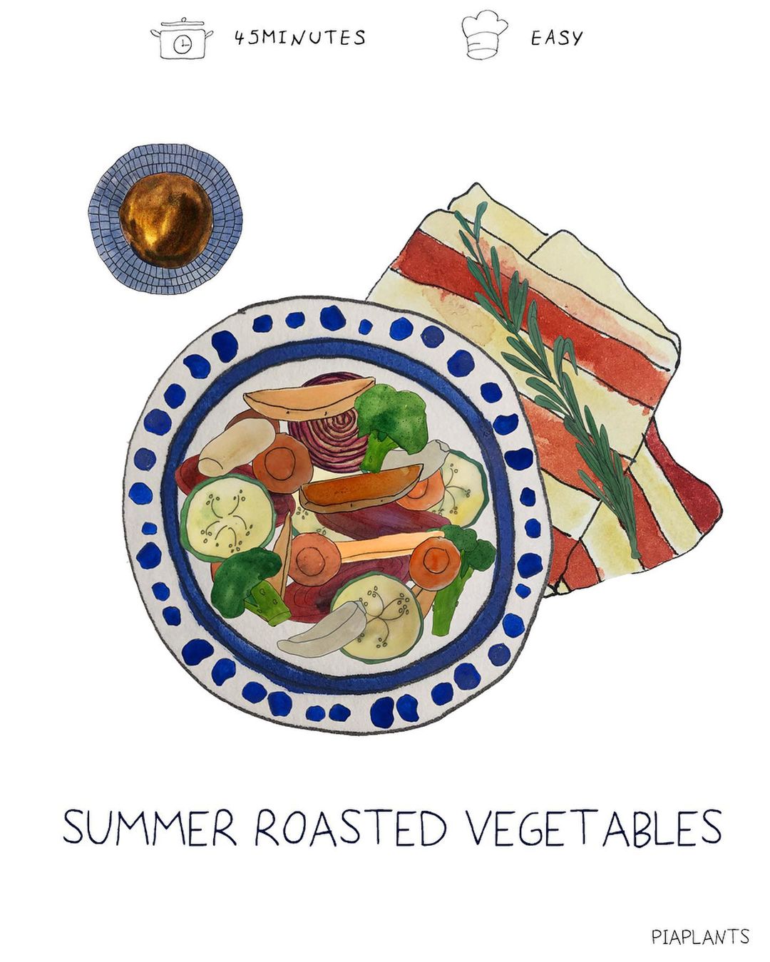 summer roasted veg