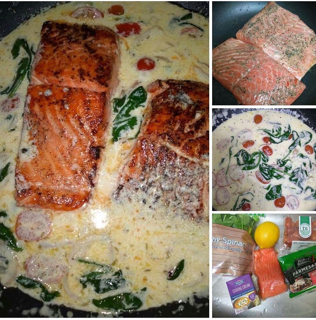 Creamy Butter Tuscan Salmon