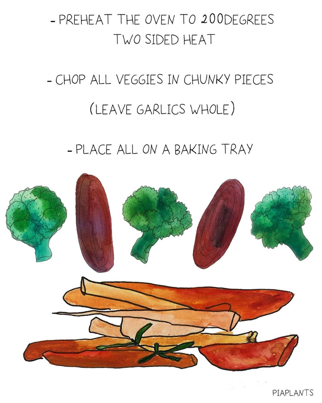 summer roasted veg