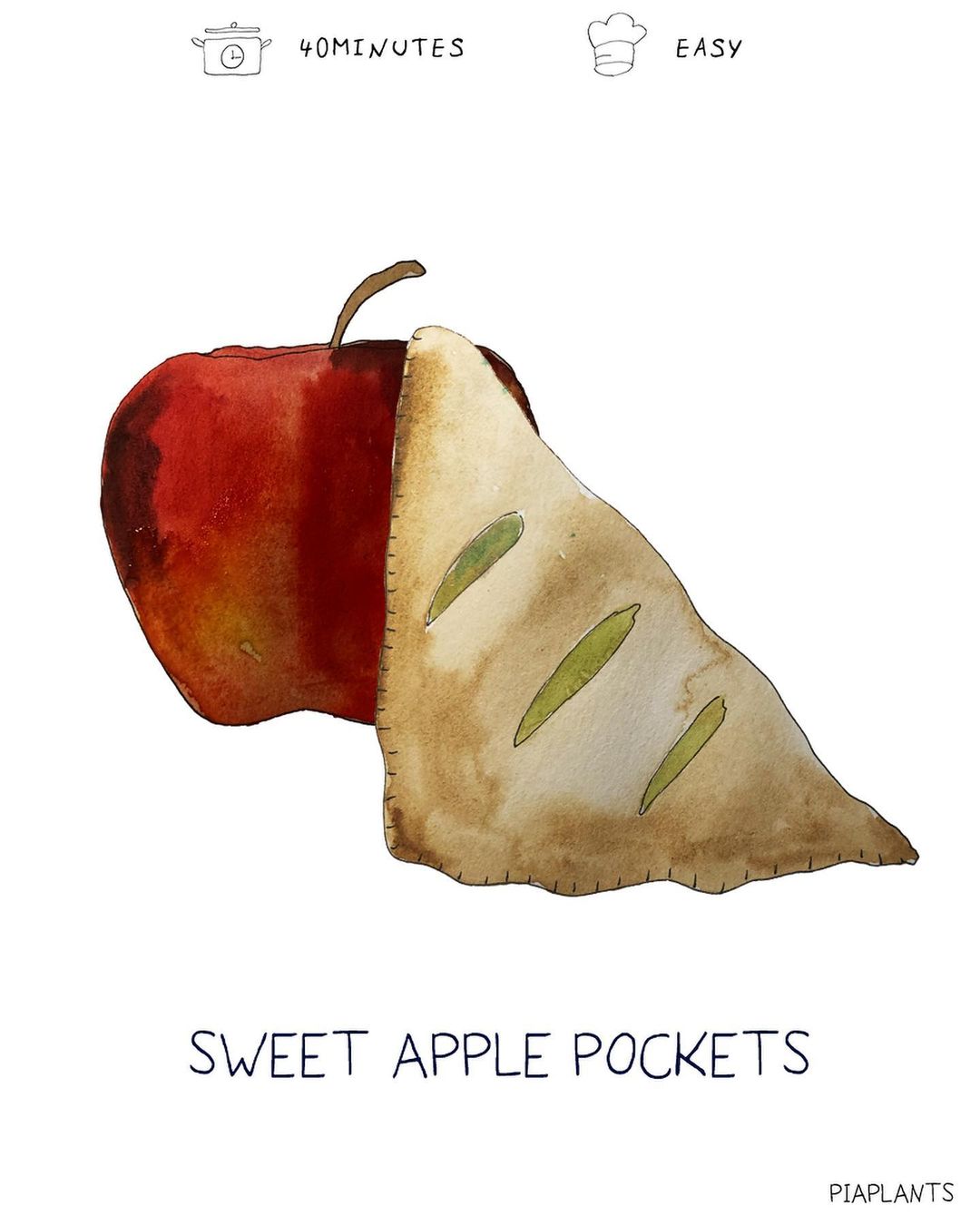 Vegan Apple Pockets for On-the-Go Snacking