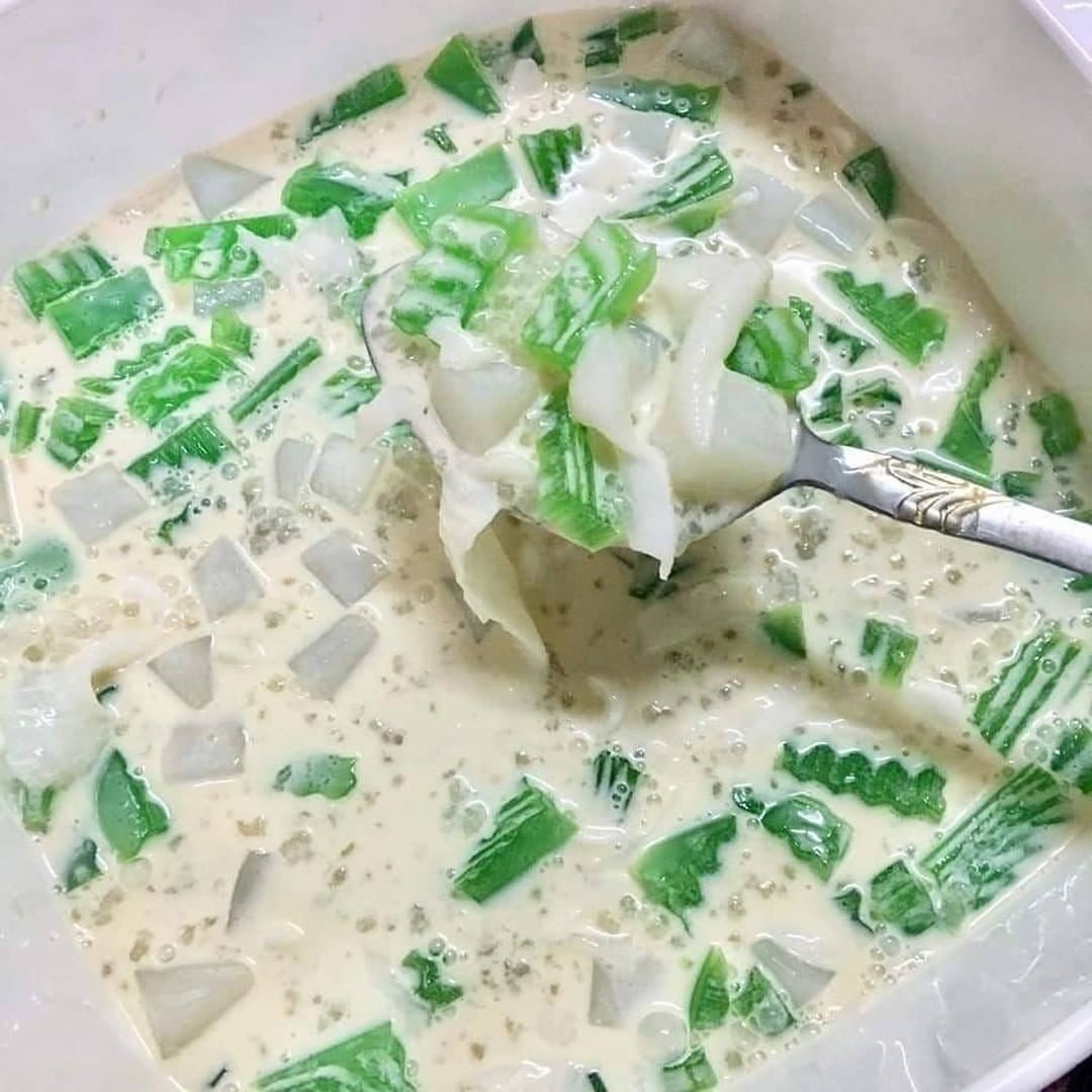 Simple Buko Pandan Dessert