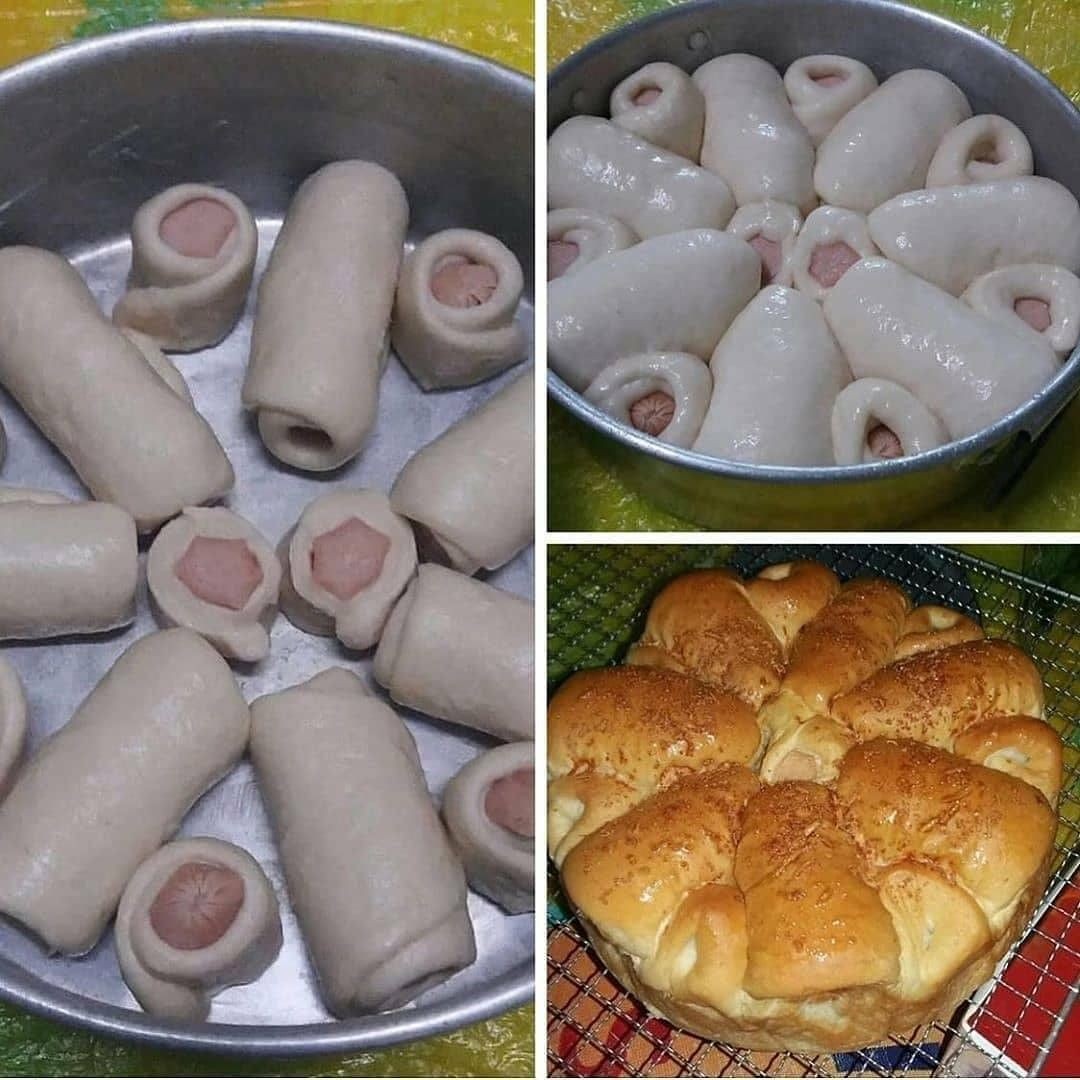 Homemade Sausage Shaped Bread