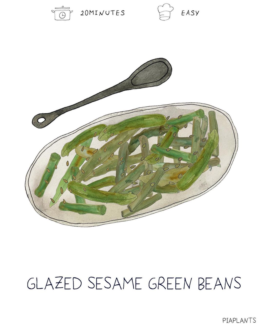 Glazed sesame beens