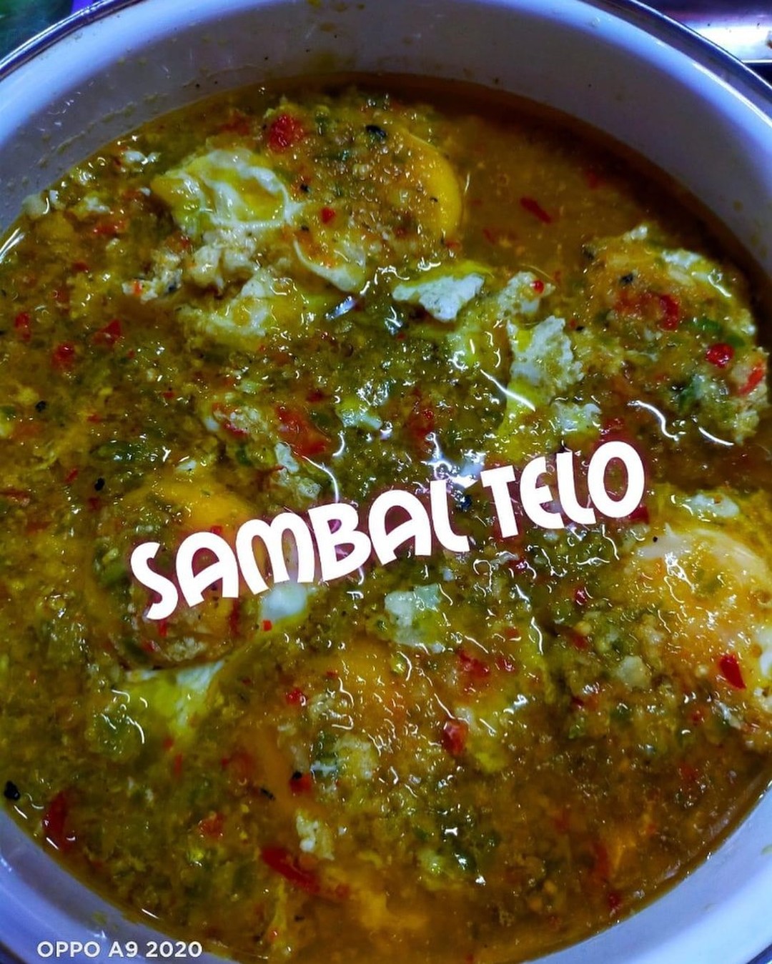Sambal with Sunny-Side-Up Eggs