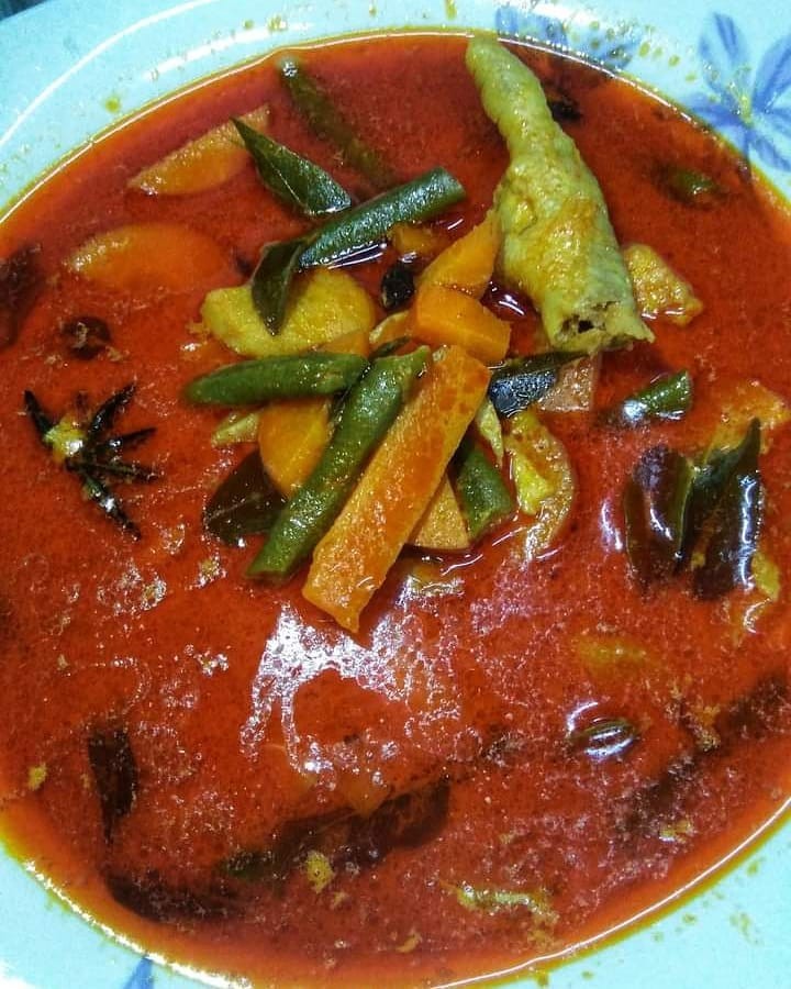 Malaysian Nasi Kak Wok Rice Meal