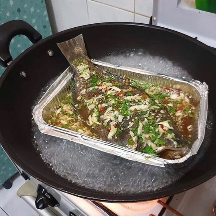 Thai Steamed Fish with Sauce