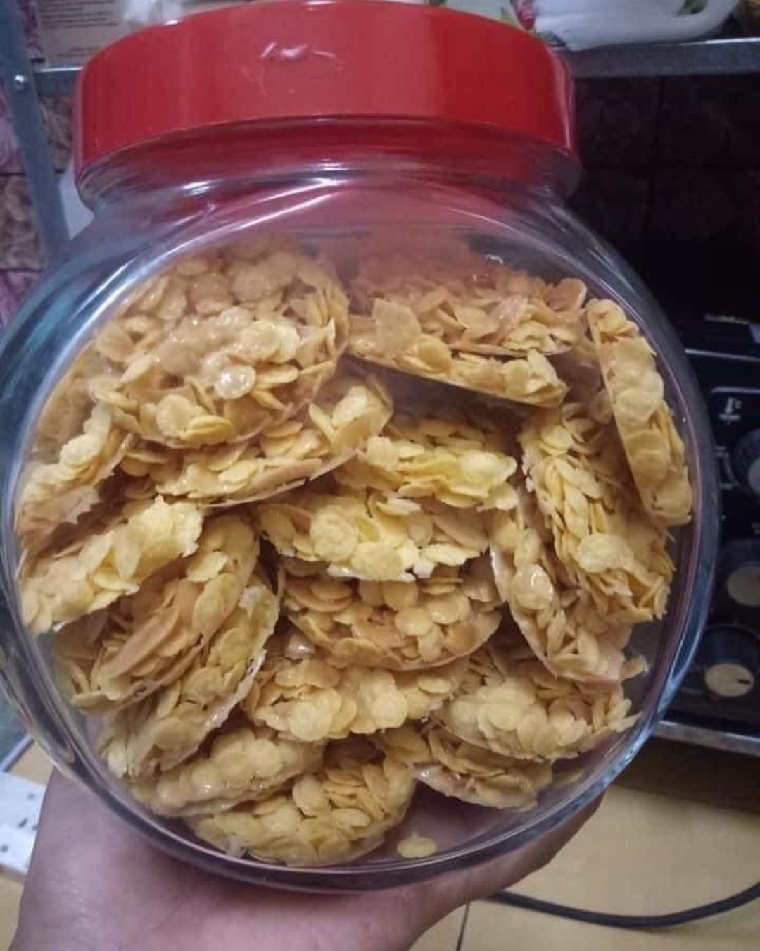 Baked Florentine Cornflake Treat