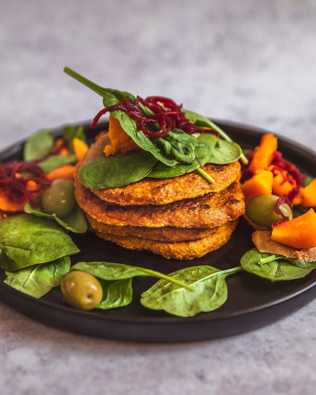 Savoury Carrot Pancakes