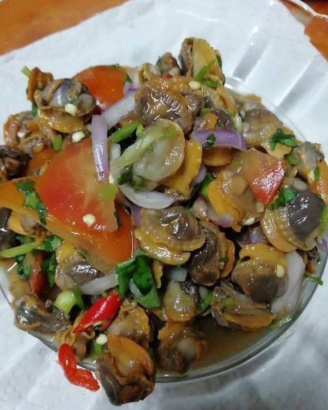 Simple Tamarind Clam Salad