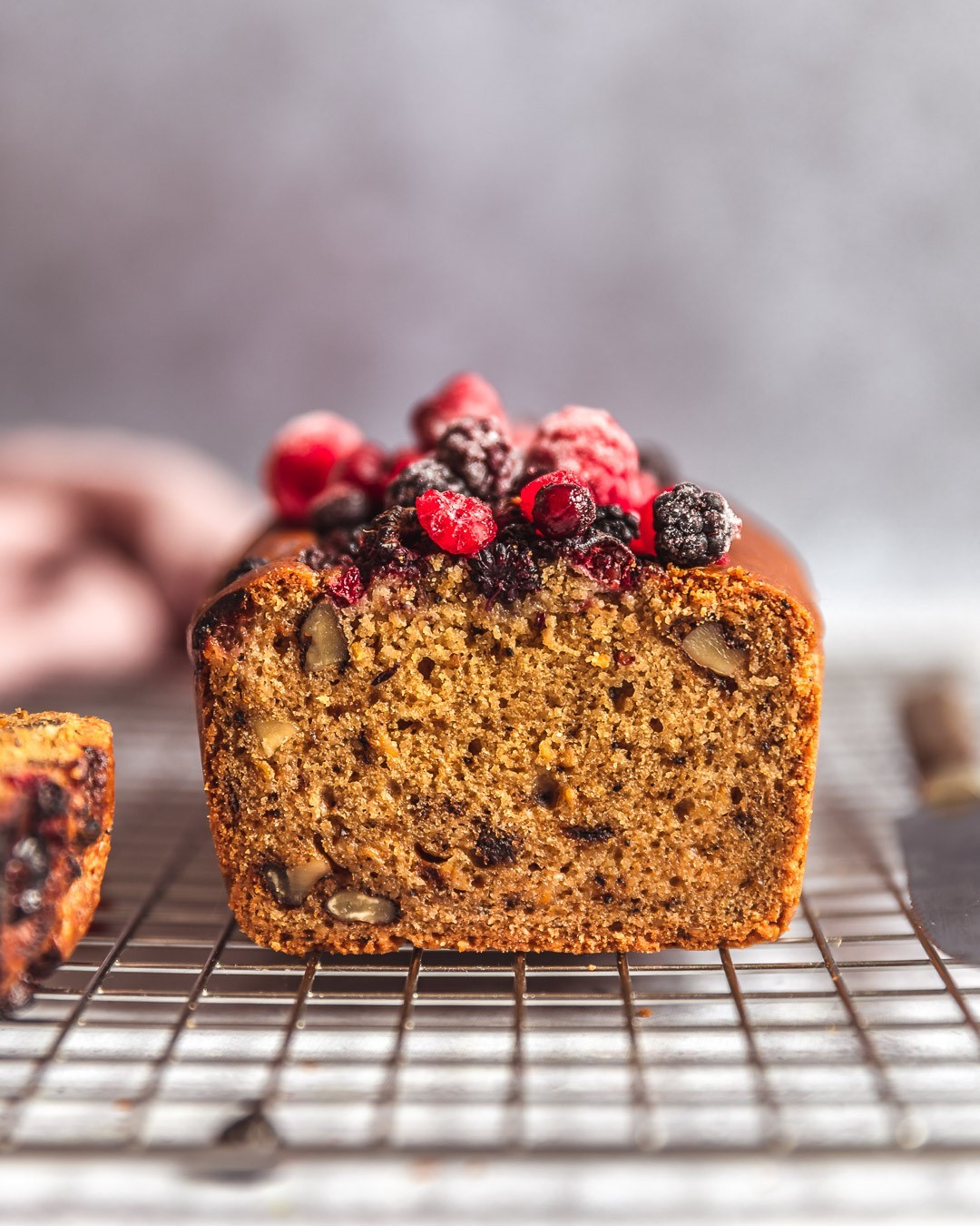 Gluten-Free Vegan Coffee Walnut Cake