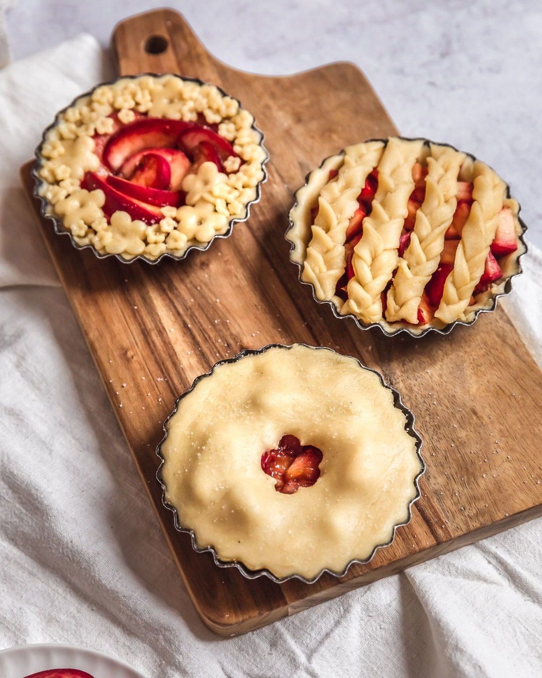 Little Nectarine Pies for Afternoon Tea