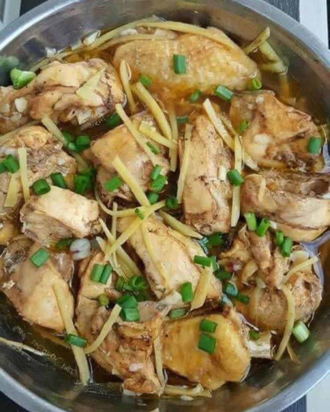 Steamed Chicken with Ginger