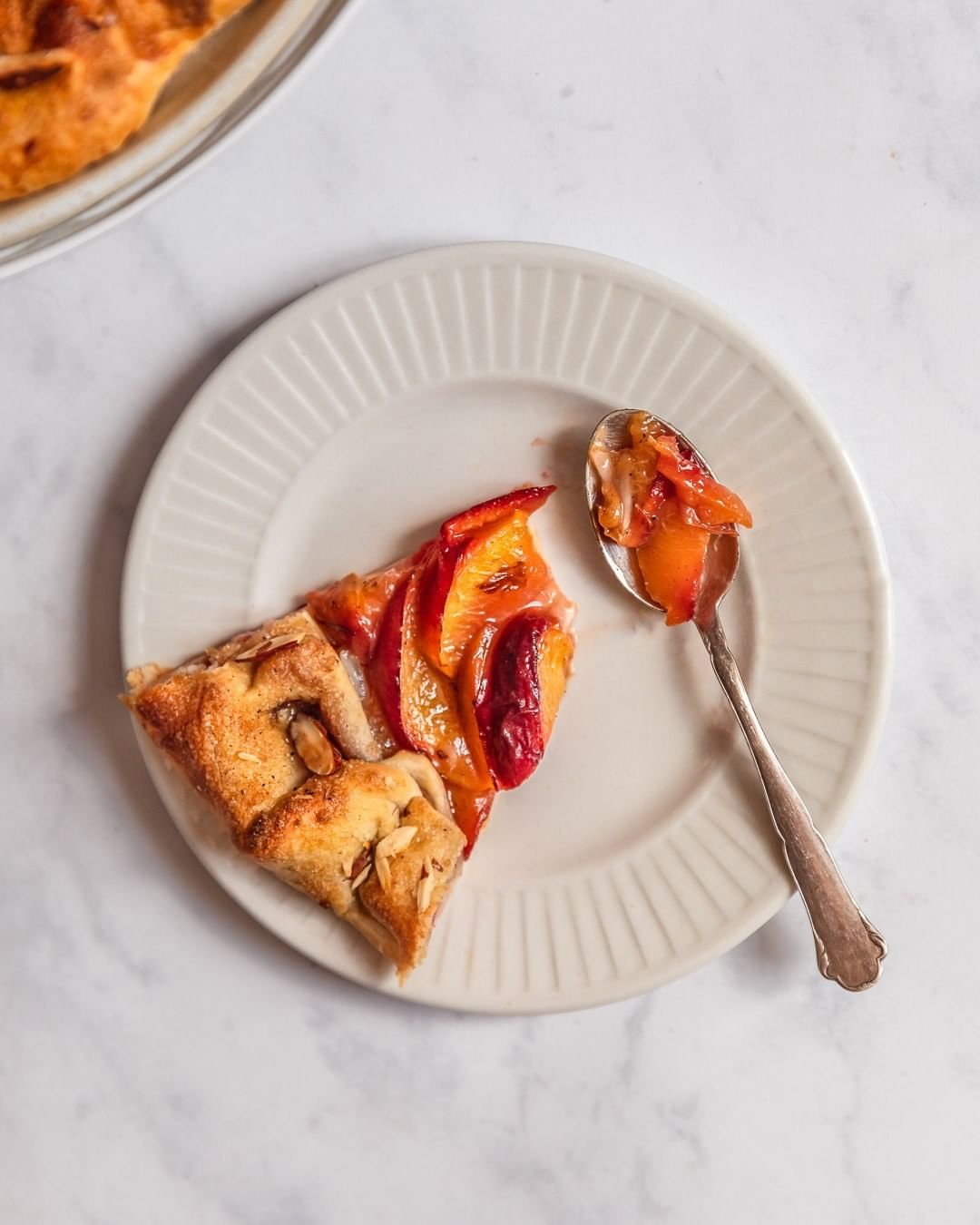 Super Easy Peach Galette
