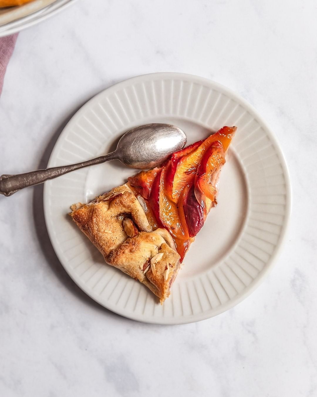 Super Easy Peach Galette