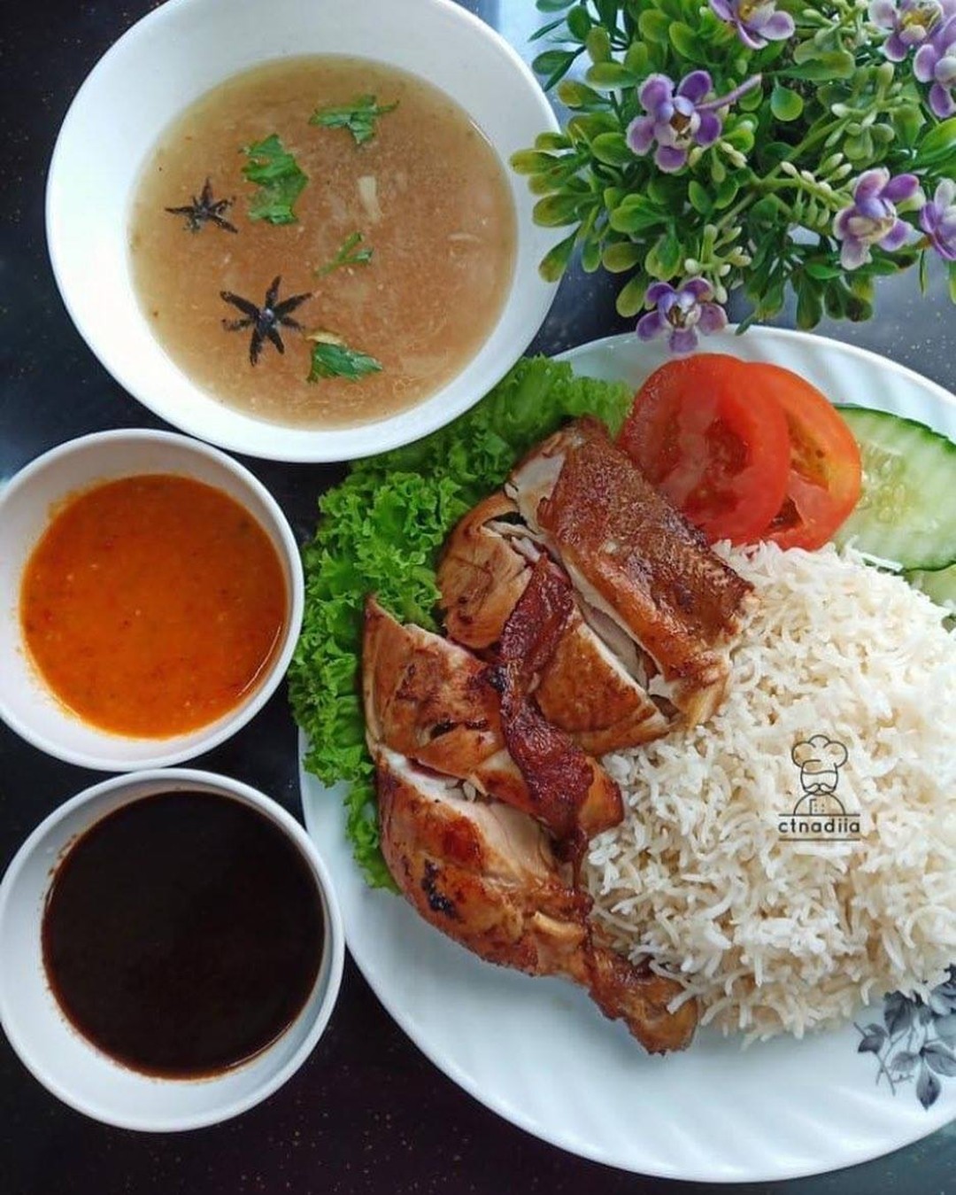 Malaysian Hainanese Chicken Rice