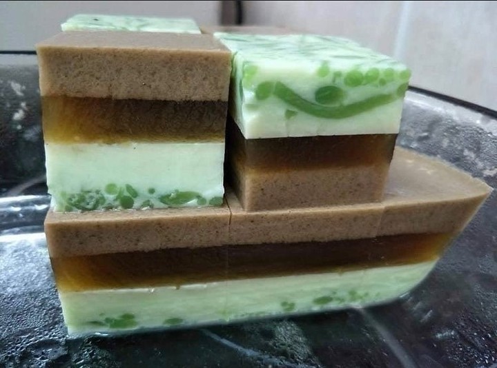 Agar-Agar Cendol with Palm Sugar