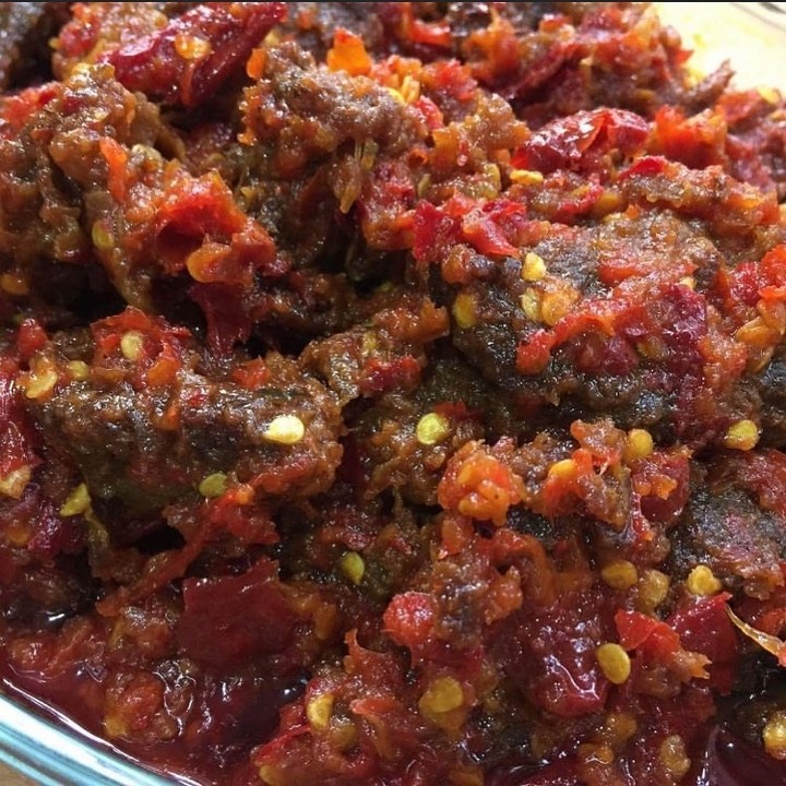 Red Chili Beef Sambal