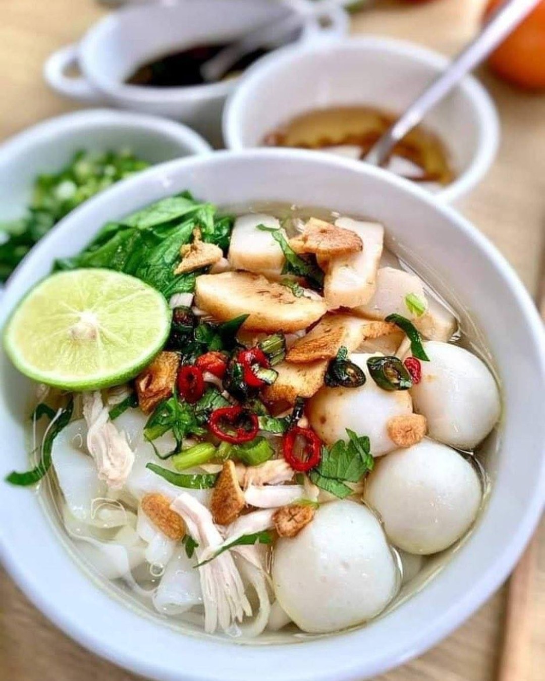 Fishball Soup with Kuey Teow