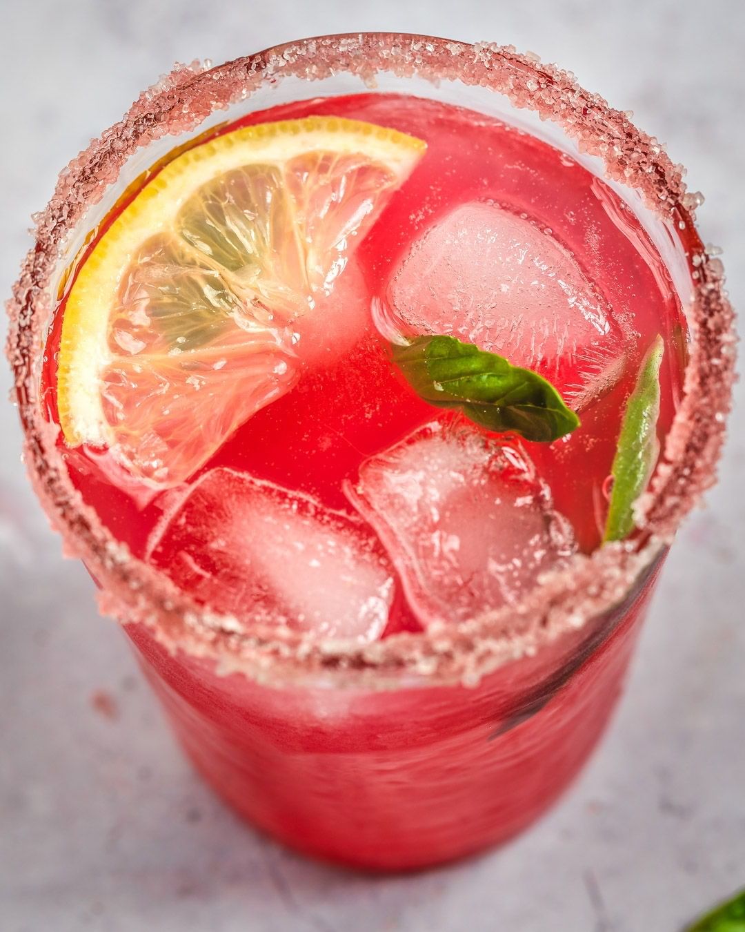 Refreshing Homemade Rhubarb Lemonade Drink