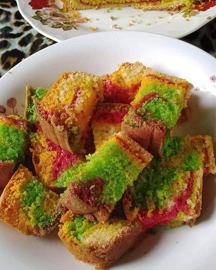 Marble Condensed Milk Cake