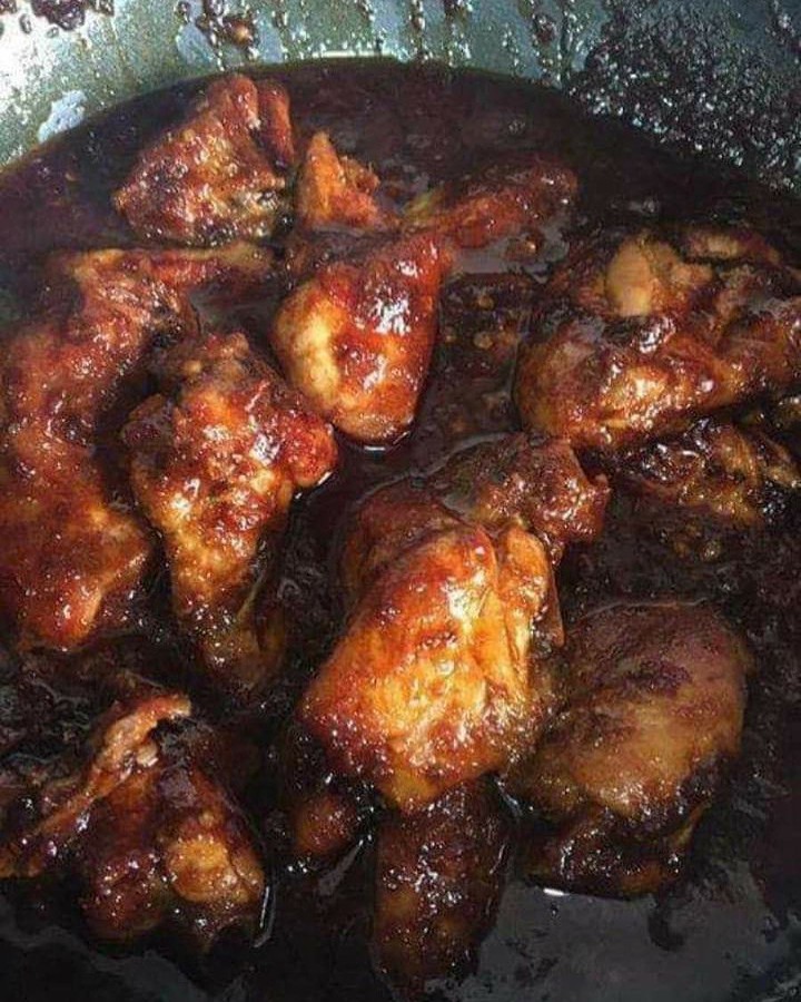 Malaysian Blackened Chicken Dish