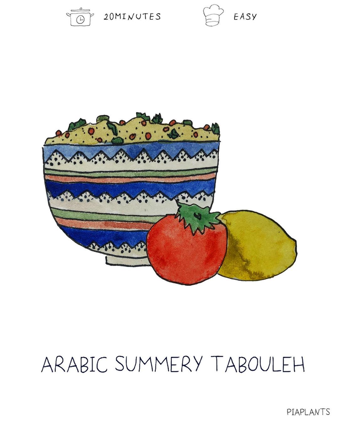 Light Summer Bulgur Salad with Fresh Herbs