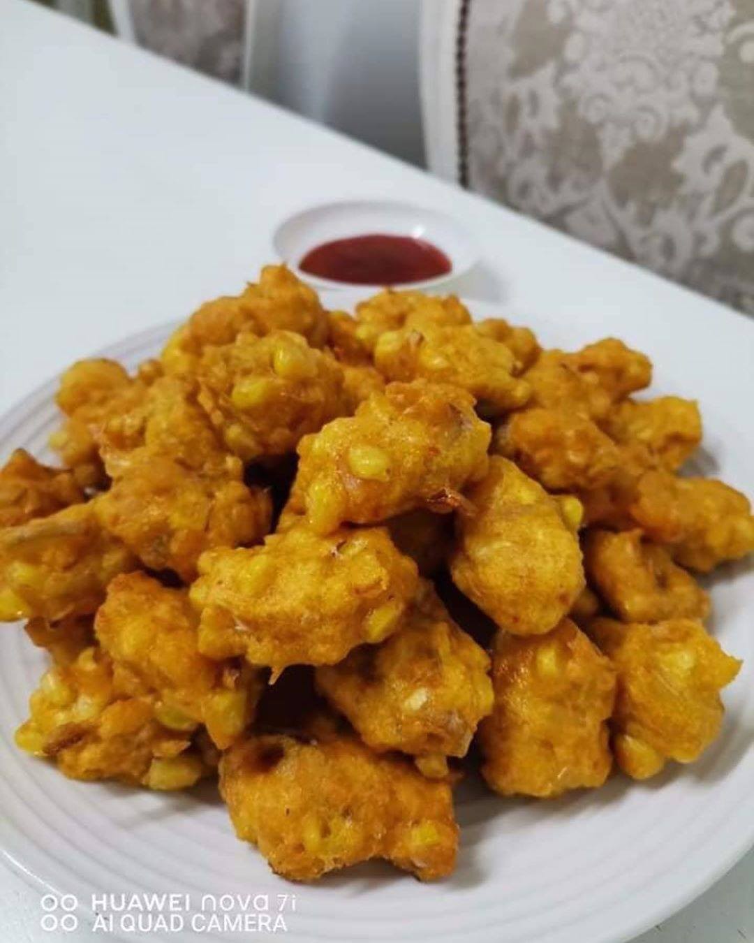 Crispy Malaysian Corn Fritters