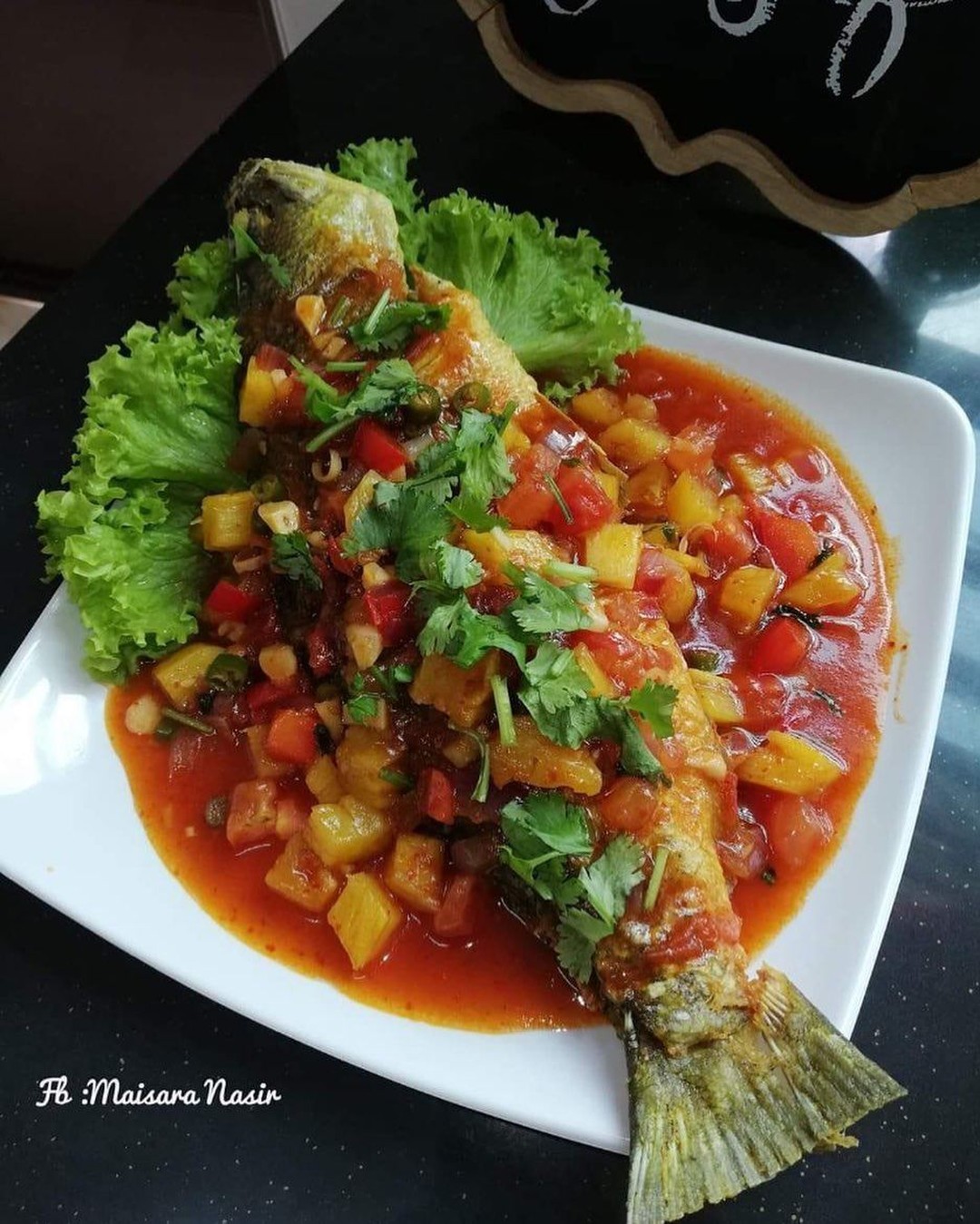 Thai-Style Three Flavor Siakap Fish