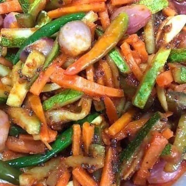 Malaysian Acar Rampai Vegetable Pickle