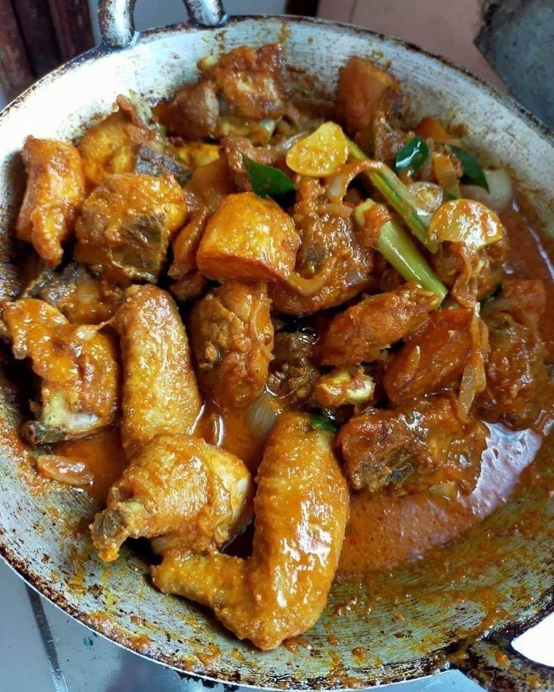 Fried Chicken in Curry Sauce