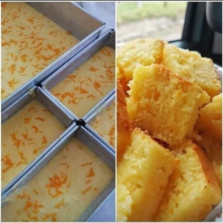 Simple Orange Cake for Raya