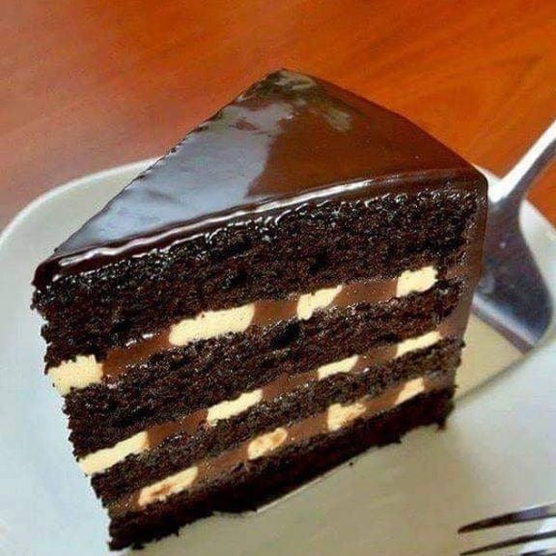 Russian Black and White Cake