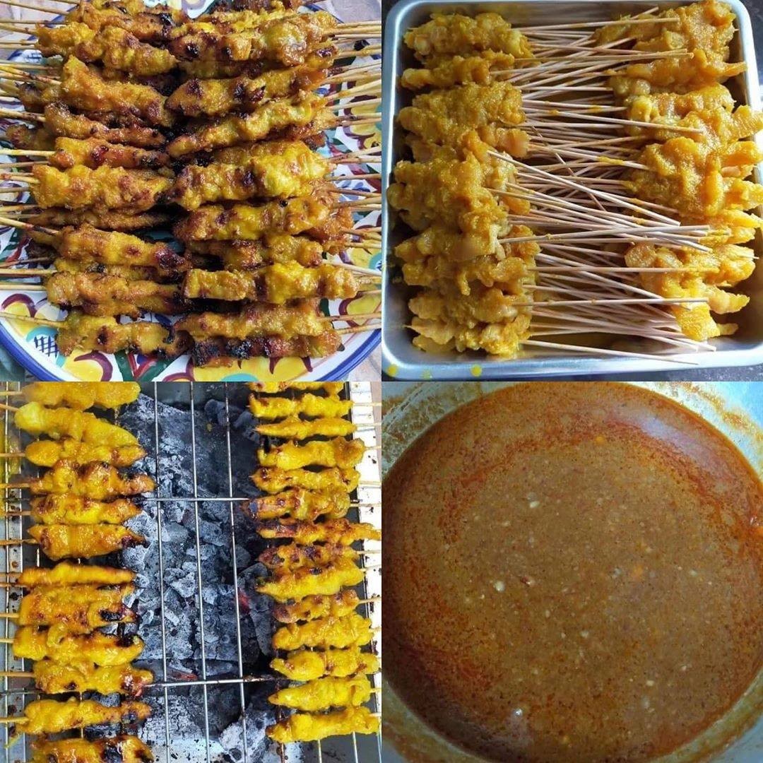 Chicken Satay with Peanut Sauce