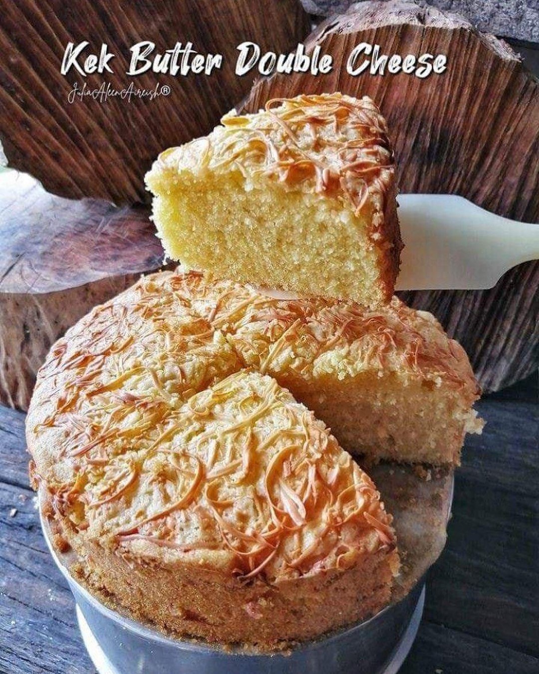 Double Cheese Butter Cake